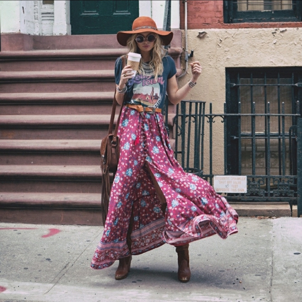 Spell and the Gypsy Folktown maxi skirt XL